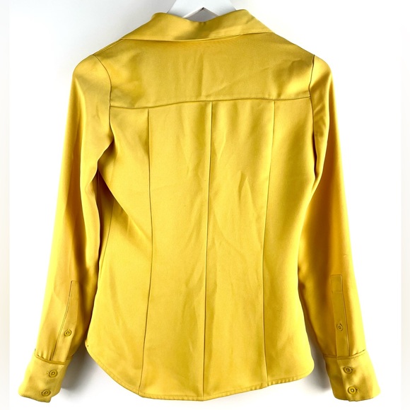 Aritzia Babaton Harrison Acacia Button-Down Matte-Satin Shirt - Picture 3 of 14